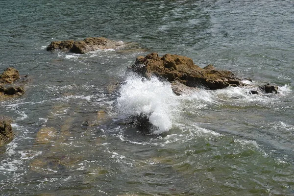 Isla Santa Cruz Uma Ilha Espanhola Província Corua Localizada Frente — Fotografia de Stock