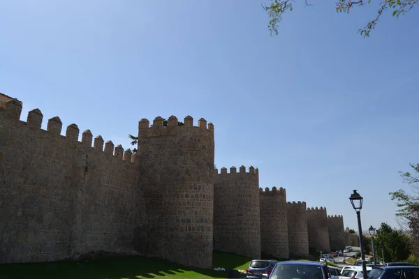 Mur Vila Est Une Clôture Militaire Romane Qui Entoure Vieux — Photo