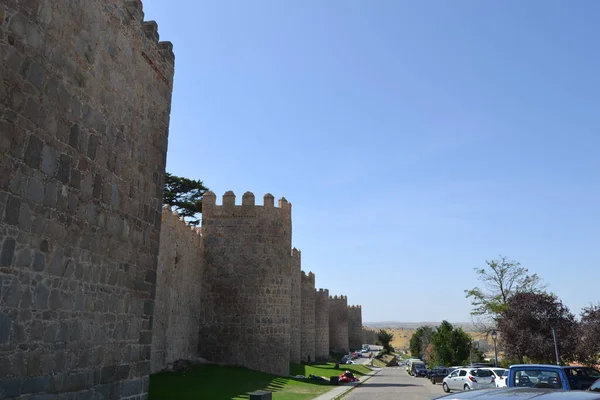 Mur Vila Est Une Clôture Militaire Romane Qui Entoure Vieux — Photo