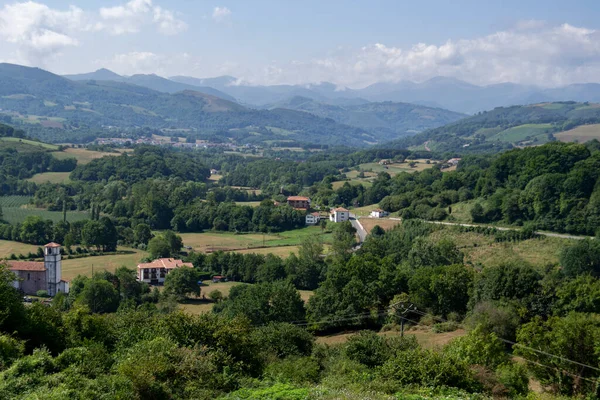 Cityscape Basque Village Amaiur Navarra Spain — Stock Photo, Image