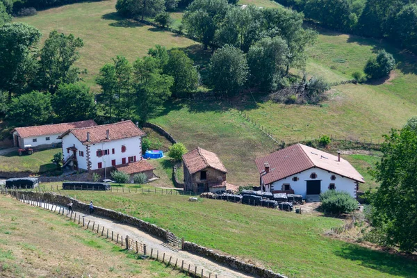 Stadtbild Des Baskischen Dorfes Amaiur Navarra Spanien — Stockfoto