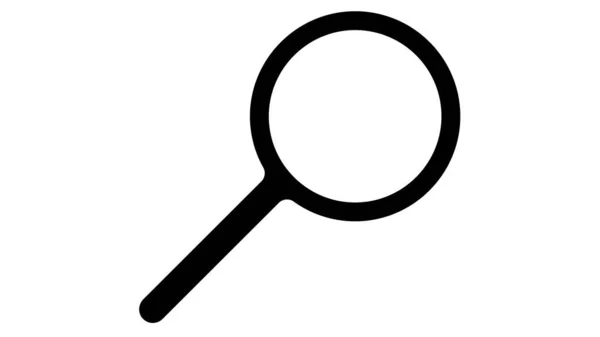 Magnifying Glass Icon Vector White Background Eps10 Vector — Stock Photo, Image