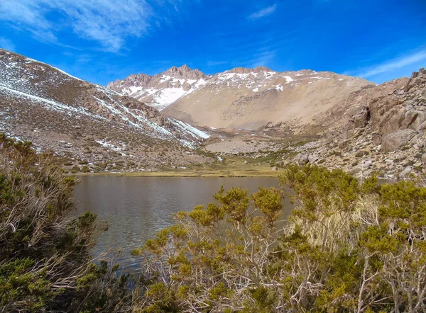 Cepo Lagoon Elqui Valley Andes Mountain Range Background — Stock Photo, Image