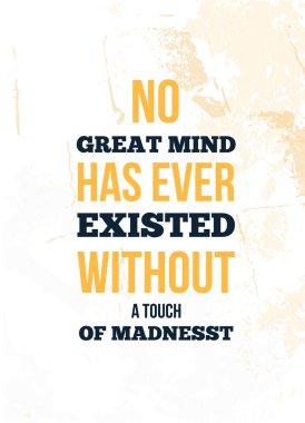 Çılgın fikirler, vektör formatı tasarım güvenen hakkında Inspirational alıntı