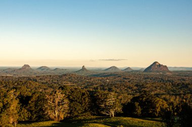 Glasshouse Dağları Mary Cairncross Park 'ı oluşturdu: Queensland, Sunshine Coast Hinterland, Avustralya