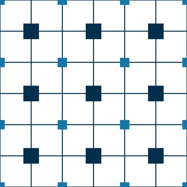 Vecteur bleu simple géométrique fond de motif sans couture — Image vectorielle