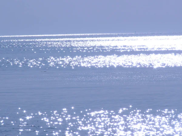 Éblouissement Soleil Dans Mer — Photo