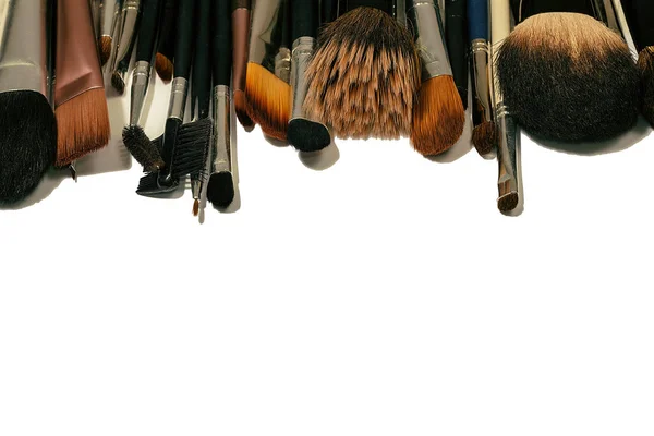 Makeup Brushes Top Pictures — Stock Photo, Image