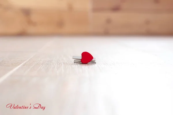 Herznadeln Zum Valentinstag — Stockfoto