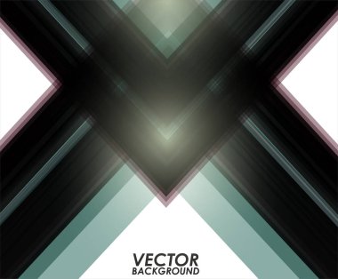 Soyut ok ve geometrik yüksek teknoloji arka planı. Soyut fütüristik sanat duvar kağıdı. Vektör illüstrasyonu.