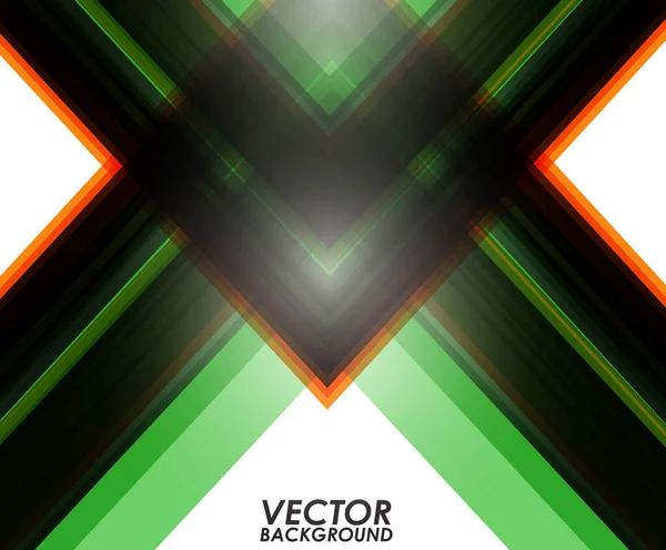 Flecha Abstracta Fondo Geométrico Alta Tecnología Fondo Pantalla Arte Futurista — Vector de stock