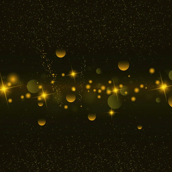 Abstrakter Hintergrund Mit Funkelnden Sternen Vektorillustration — Stockvektor