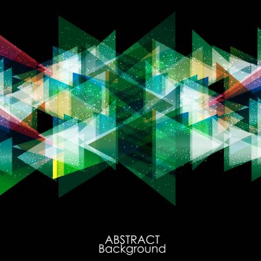 Soyut modern üçgen dijital vektör arkaplanı. Vektör illüstrasyonu.