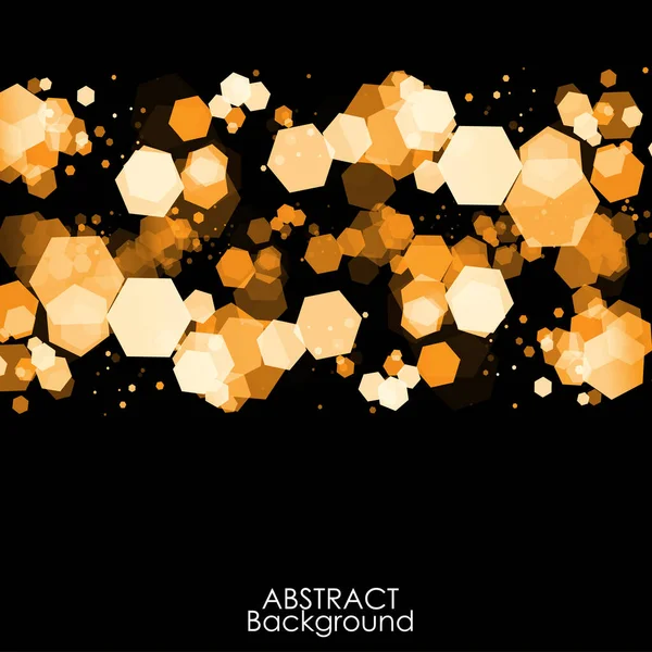 Abstract Modern Hexagons Digital Vector Background Ilustração Vetorial —  Vetores de Stock