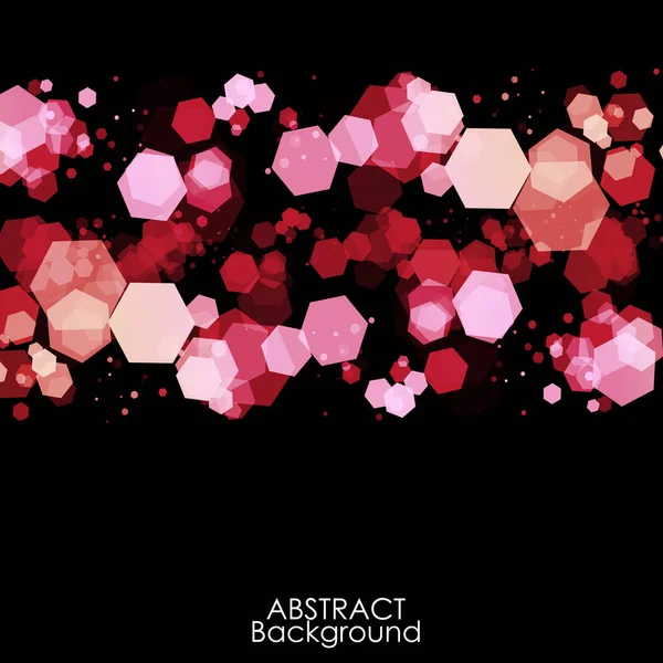 Abstract Modern Hexagons Digital Vector Background Vector Illustration — Stock Vector