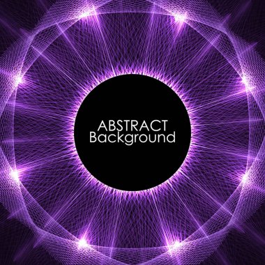 Soyut ışıklar dalga desenli teknoloji arka planı. Vektör illüstrasyonu.