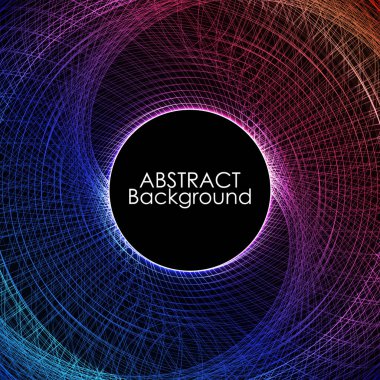 Soyut ışıklar dalga desenli teknoloji arka planı. Vektör illüstrasyonu.