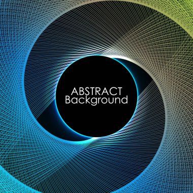 Soyut ışıklar dalga desenli teknoloji arka planı. Vektör illüstrasyonu.