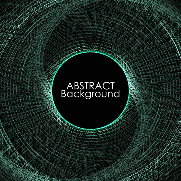Технологический фон абстрактных световых волн. Векторная иллюстрация
.
