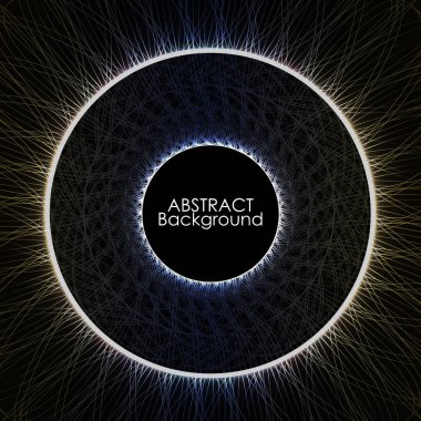 Soyut ışıklar dalga desenli teknoloji arka planı. Vektör illüstrasyonu.