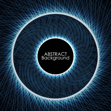 Soyut ışıklar dalga desenli teknoloji arka planı. Vektör illüstrasyonu.