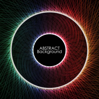 Soyut ışıklar dalga desenli teknoloji arka planı. Vektör illüstrasyonu.