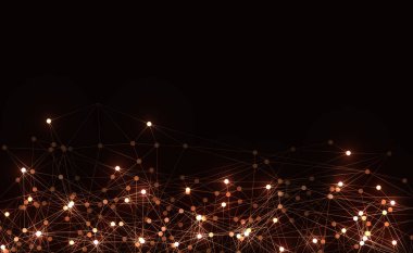 Molekül yapısı, molekül arkaplanı, vektör illüstrasyonu 