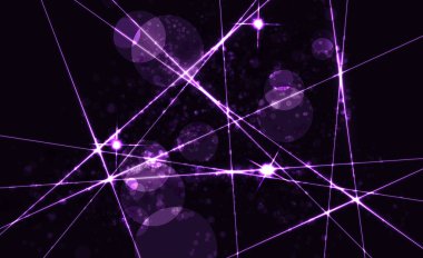 Parıldayan yıldızların olduğu soyut bir arka plan. Vektör illüstrasyonu.