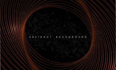 Soyut ışıklar dalga modeli teknolojisi arkaplanı.