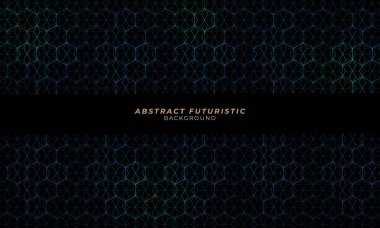 Soyut geometrik arkaplan, soyut fütüristik sanat duvar kağıdı. Vektör illüstrasyonu.