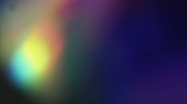 Gökkuşağı Çokrenkli Optik Fişek Soyut Bokeh ve Işık Sızdıran Fotoğraf Kameralı Lens Yanan Görüntü Yansımalı Parlak Gün Işıkları. Fotoğraf işleme için Ekran Kaplama Kipinde Kullan.