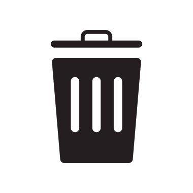 Çöp vektörü logo tasarımı