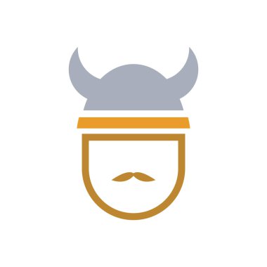 Viking vektör logo tasarımı