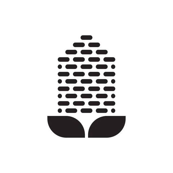 Σχεδιασμός Λογότυπου Διανύσματος Καλαμποκιού — Διανυσματικό Αρχείο