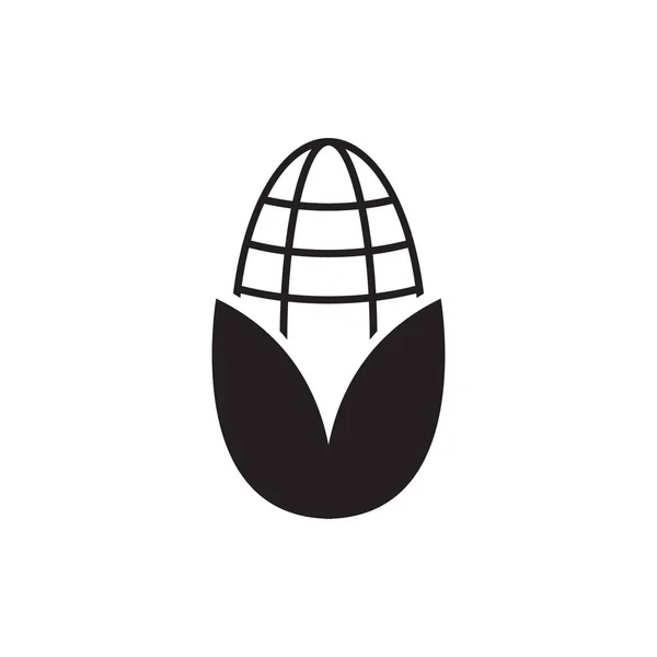Mais Vektor Symbol Logo Design — Stockvektor