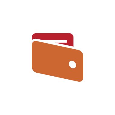cüzdan vektör logo tasarımı