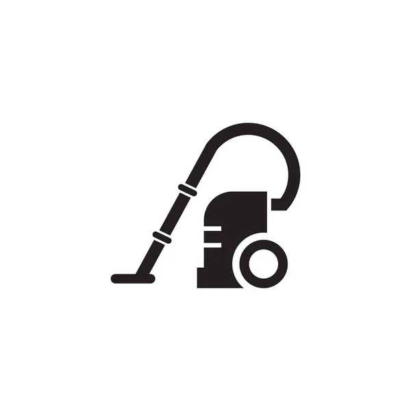 Vacuum Cleaner Vector Icon Logo Design — Stock Vector