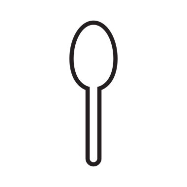 kaşık vektör logo tasarımı