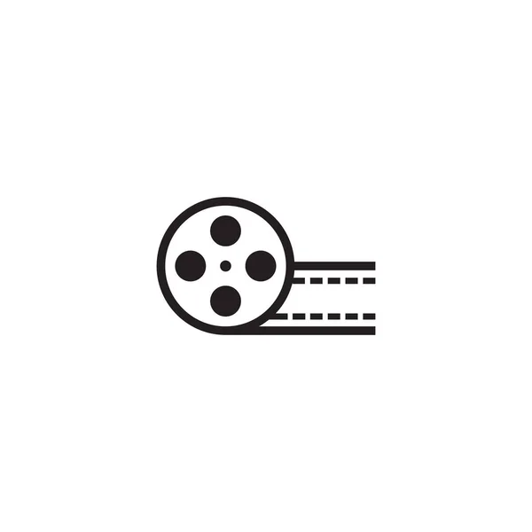 Cinema Vector Icon Logo Design — Stock Vector