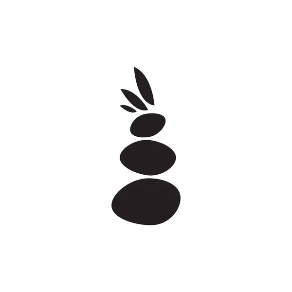 Meditation Vektor Ikone Logo Design — Stockvektor