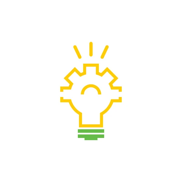 Inovação Vetor Ícone Logotipo Design —  Vetores de Stock