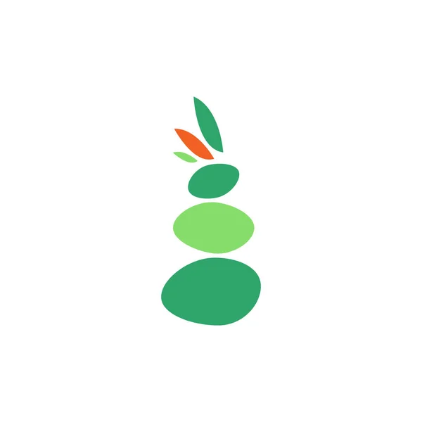 Icône Vectorielle Méditation Logo Design — Image vectorielle