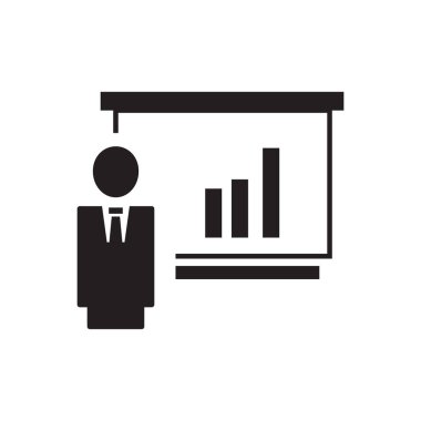 iş sunumu vektör logo tasarımı