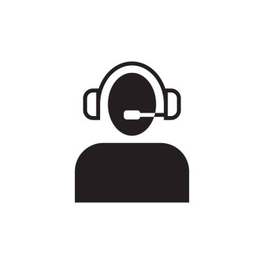 Müşteri desteği vektör logo tasarımı