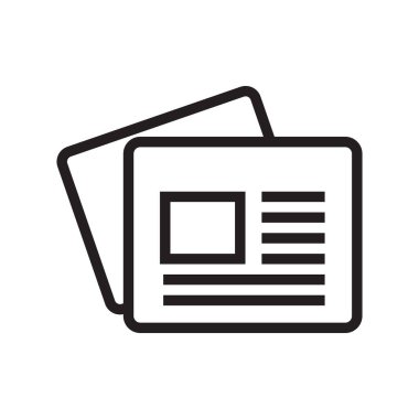 gazete vektör logo tasarımı