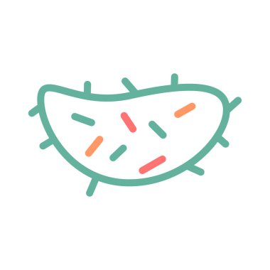 bakteri vektör logo tasarımı