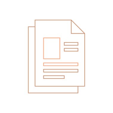 gazete vektör logo tasarımı