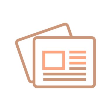 gazete vektör logo tasarımı