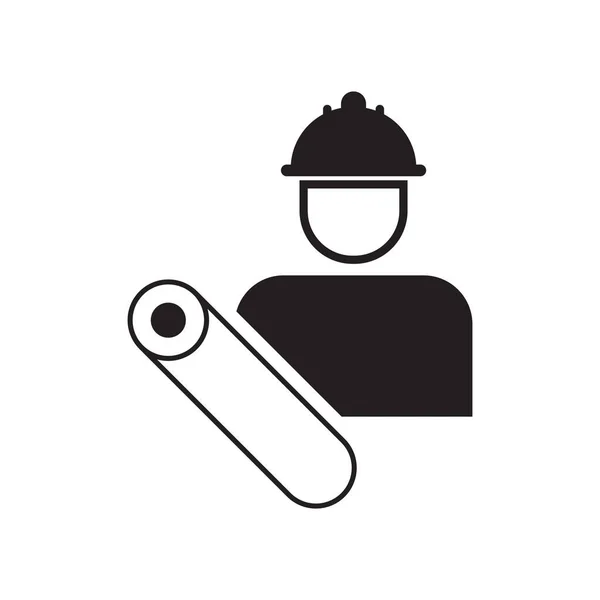 Ingeniero Vector Icono Logo Diseño — Vector de stock