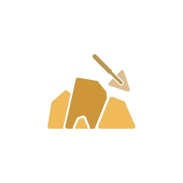 Дизайн Логотипа Геологического Вектора — стоковый вектор